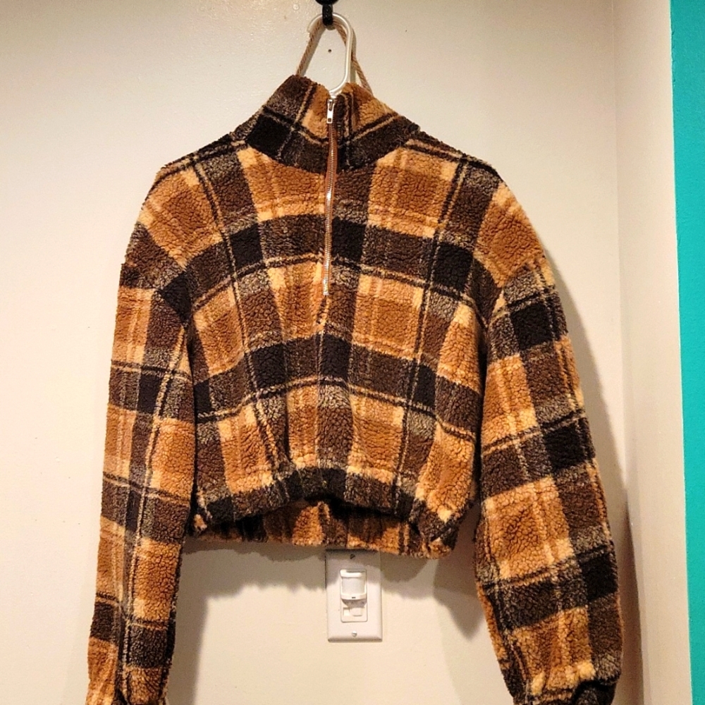 Flannel cropped Shepra